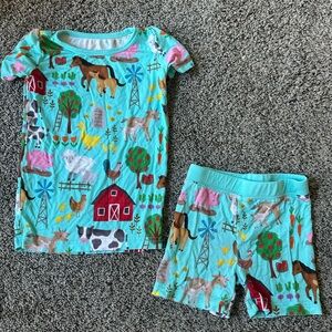 Little Sleepies 18-24 months Farm Shorts Pajamas